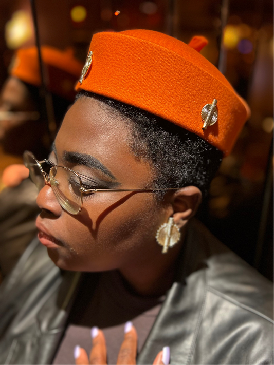 Chapeau AKAN orange